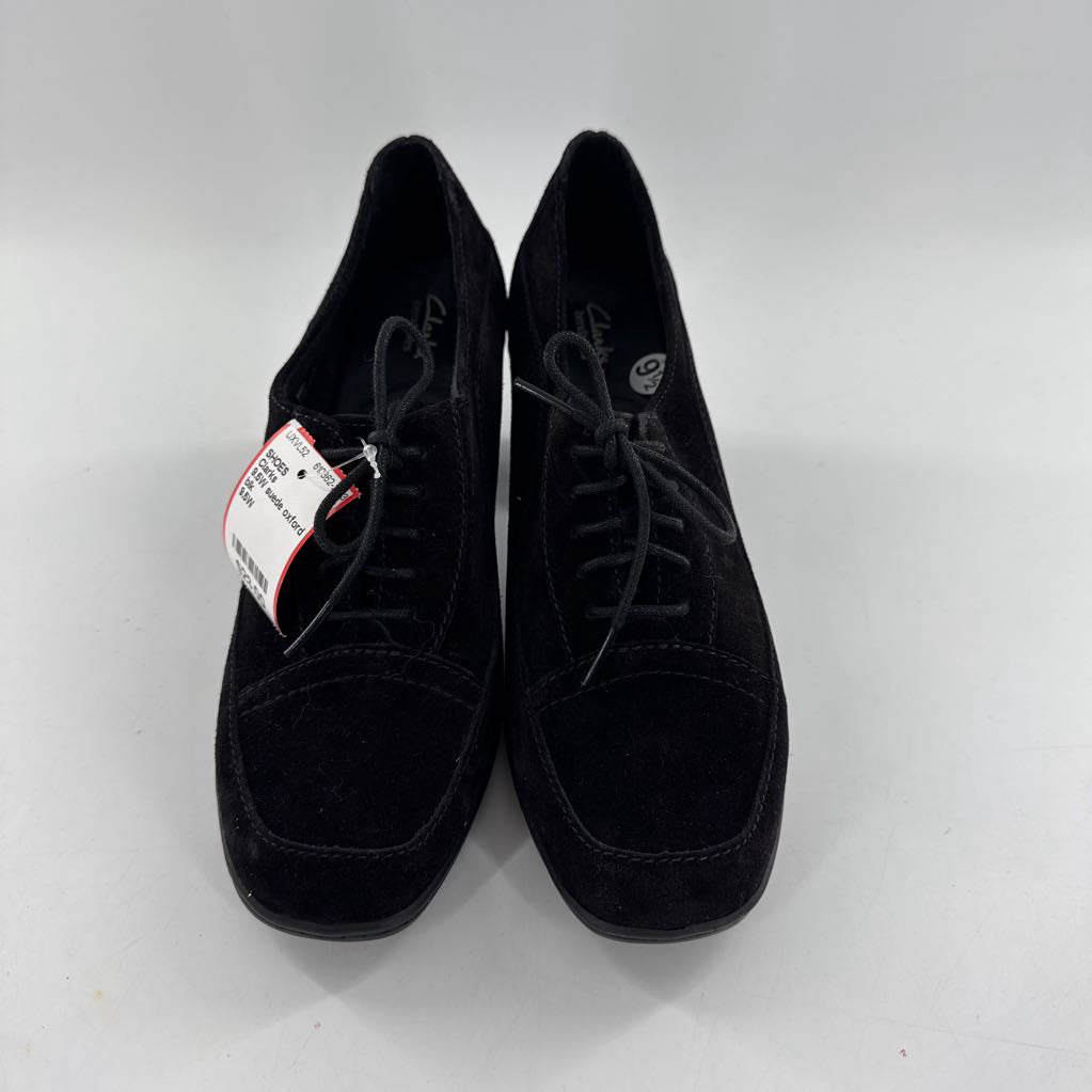 9.5W suede oxford heels