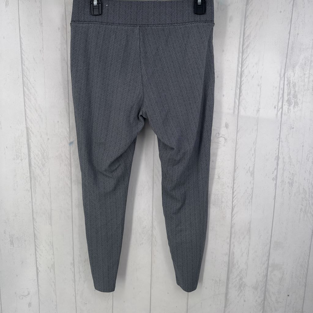 M herringbone print leggings