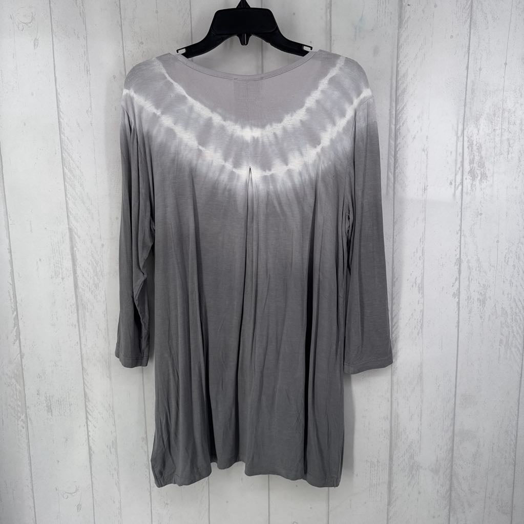 M tie-dye 3/4 slc tunic