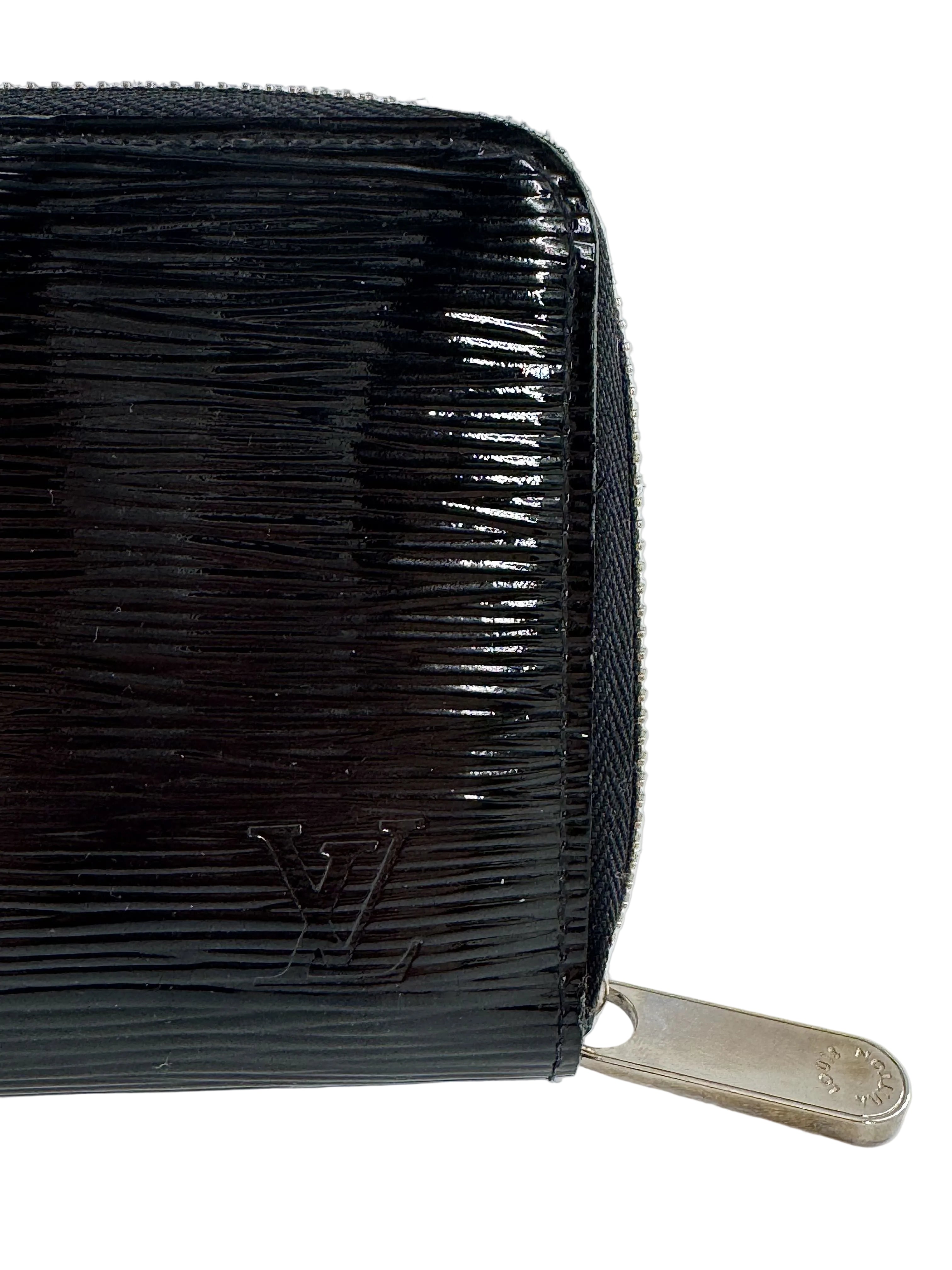 zip around patent epi leather wallet