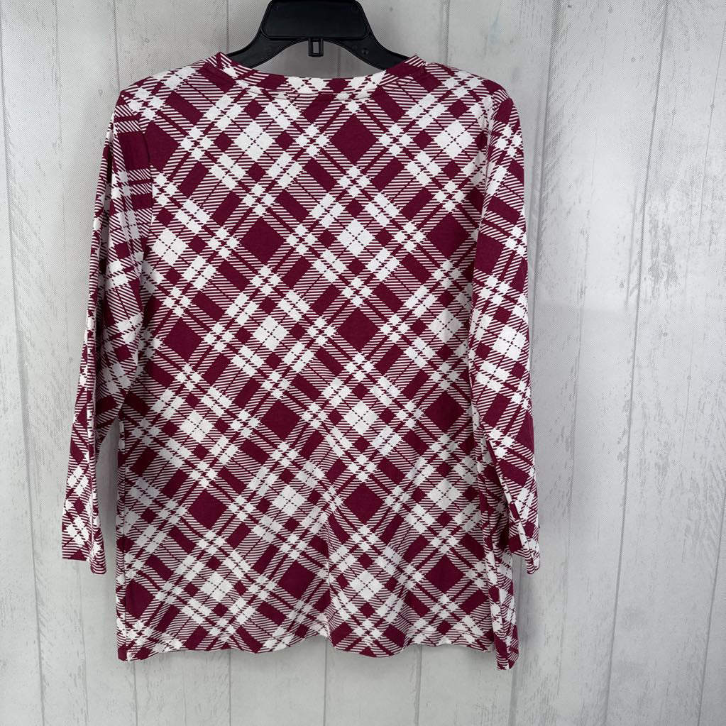 R32 XL checkered l/s top