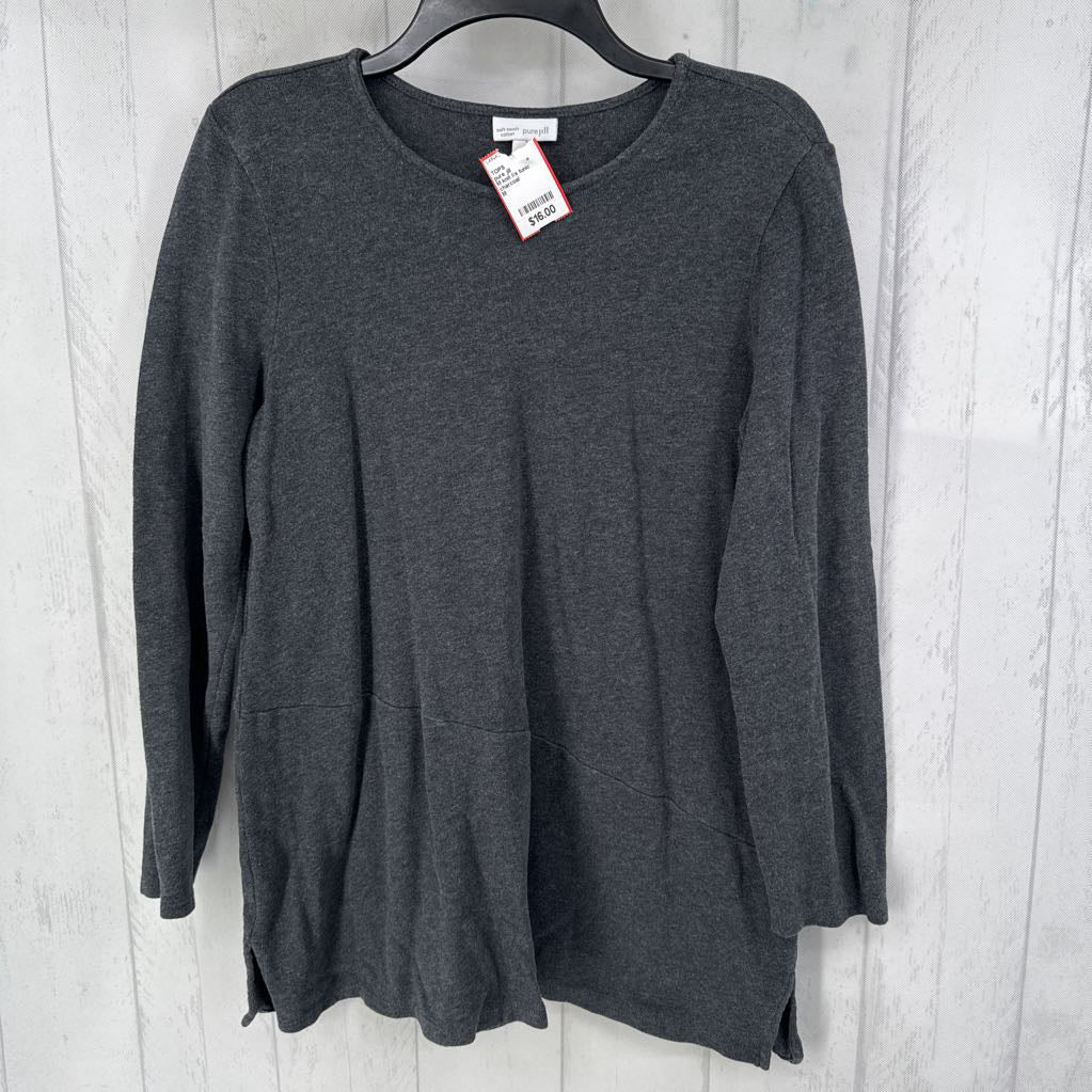 M knit l/s tunic