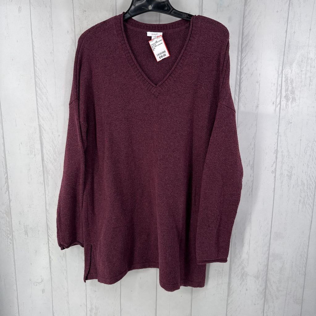 M v-neck sweater