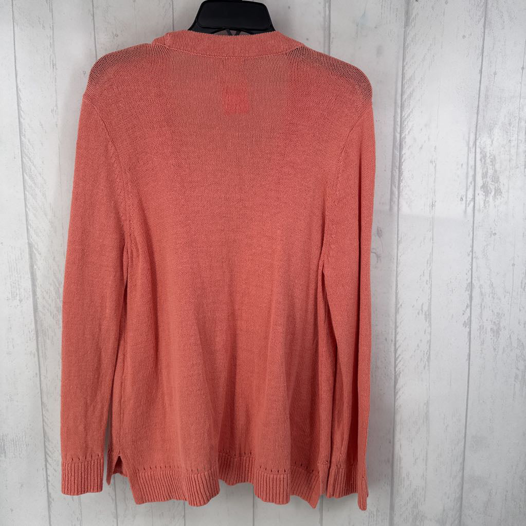 XL button front cardi