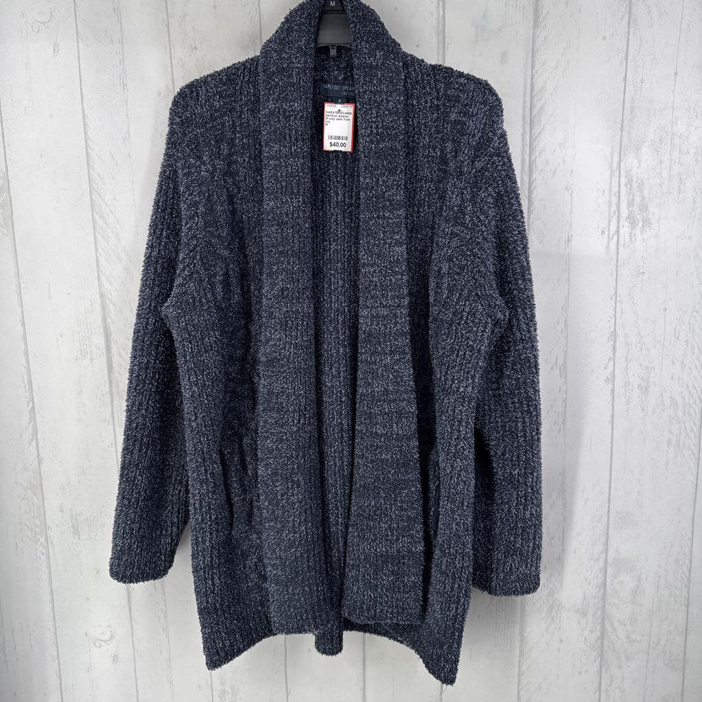 M cozy open front cardi