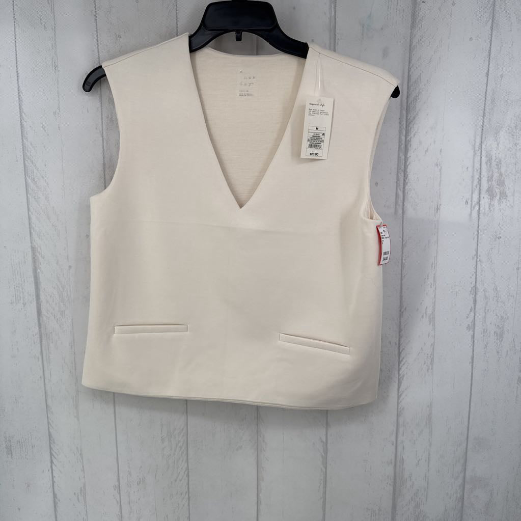 R20 M v-neck knit vest