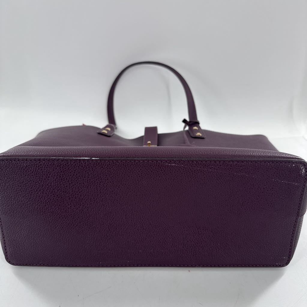 pebbled leather tote