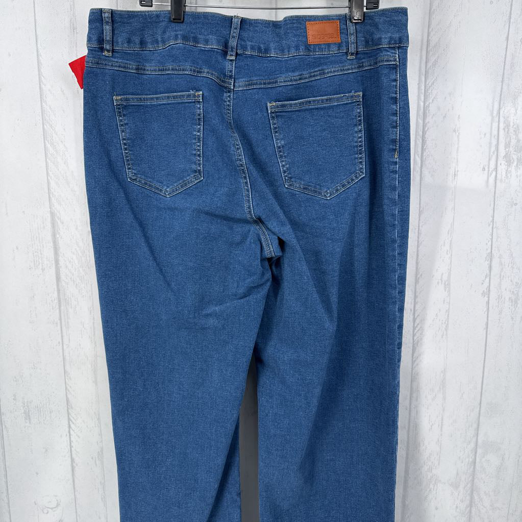 18 wide leg jeans
