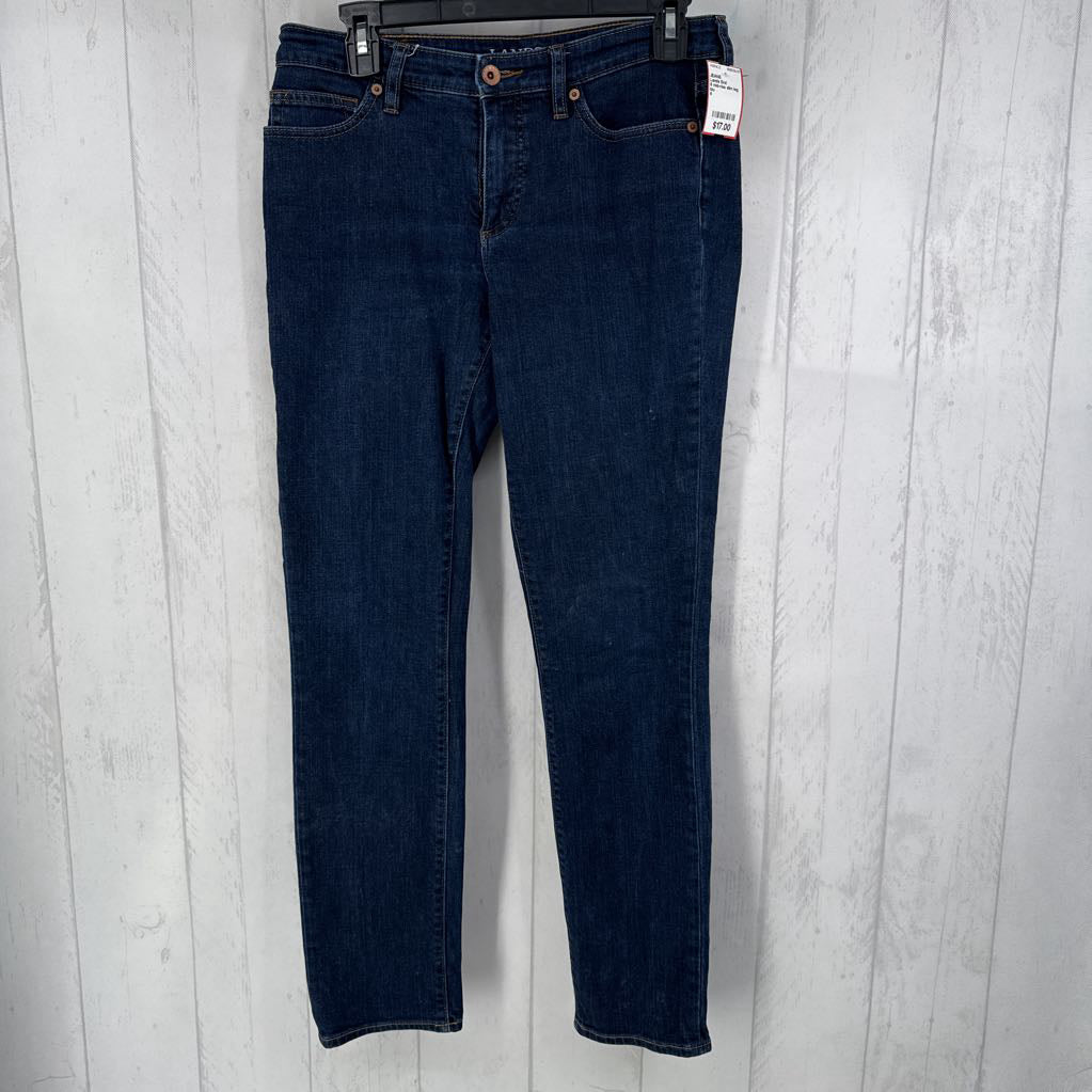 6 mid-rise slim leg jean