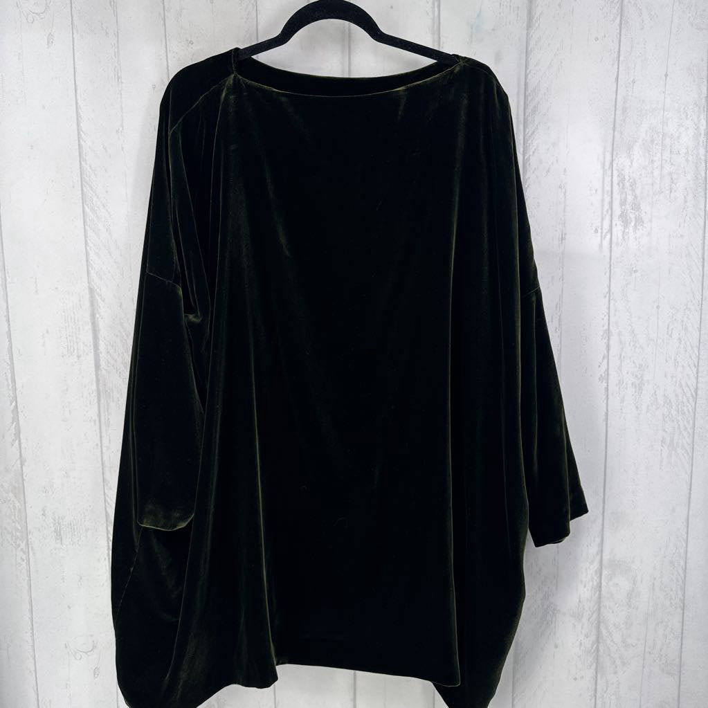 1 3/4 slv velvet top