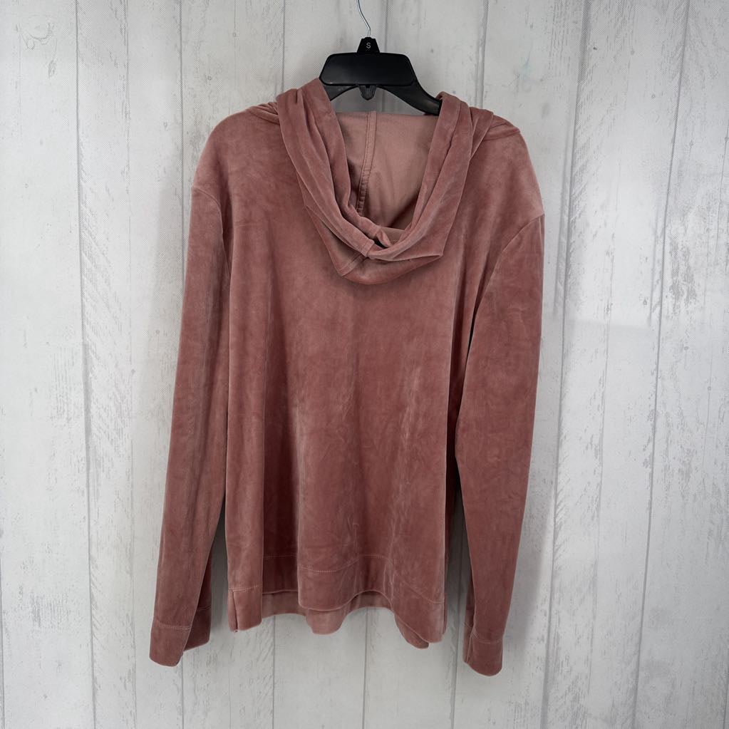 S velour hoodie