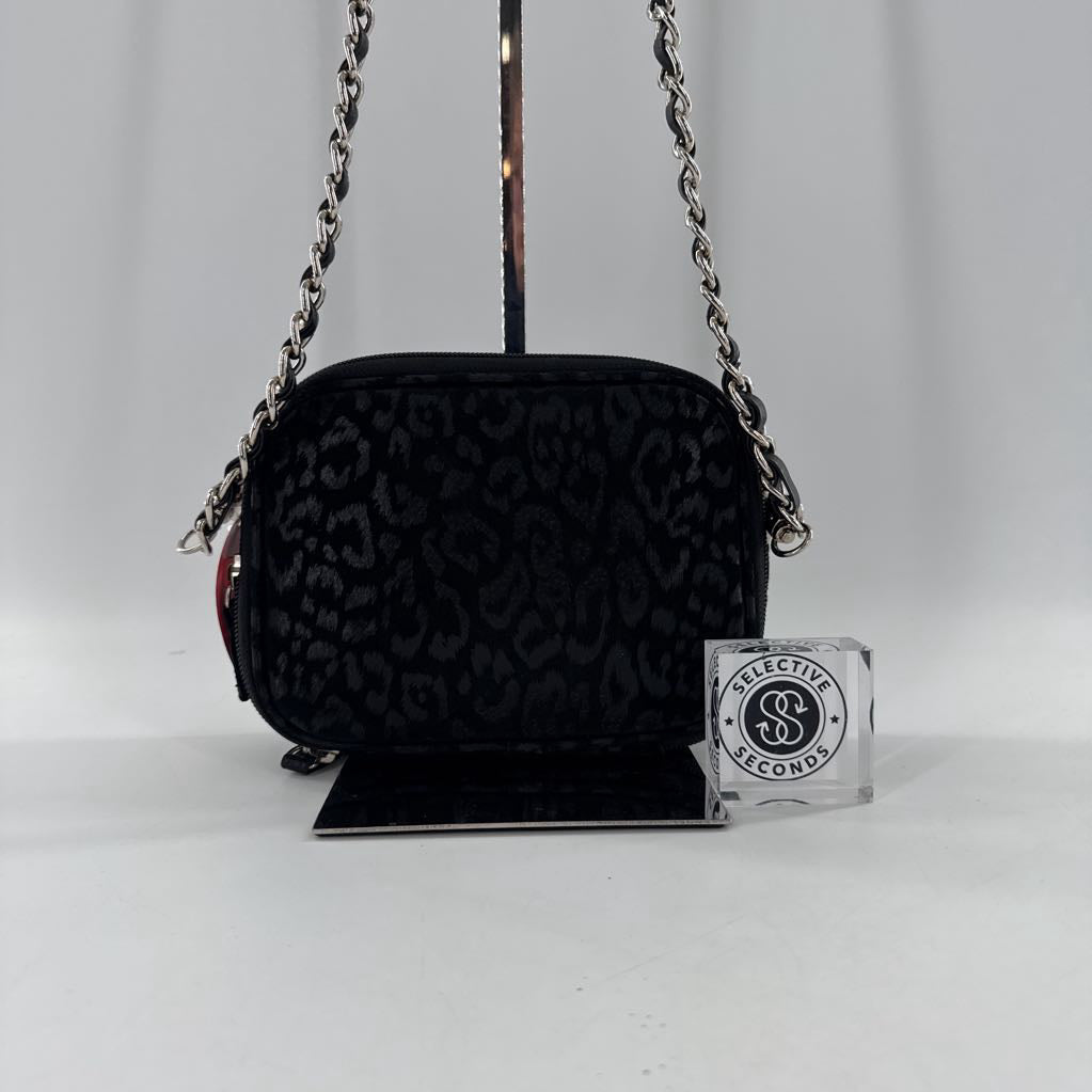 concealed animal print zip around crossbody