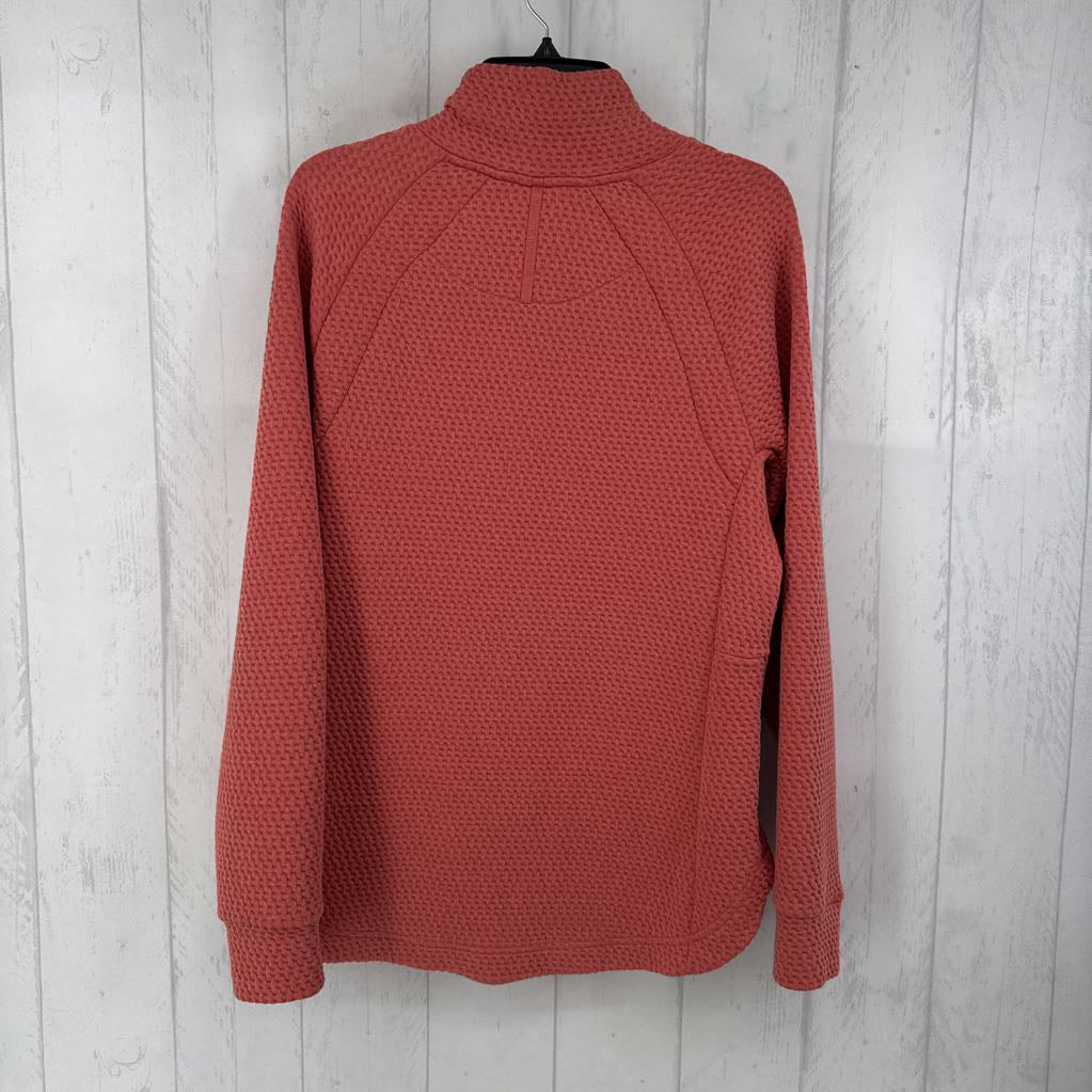 M waffle knit pullover