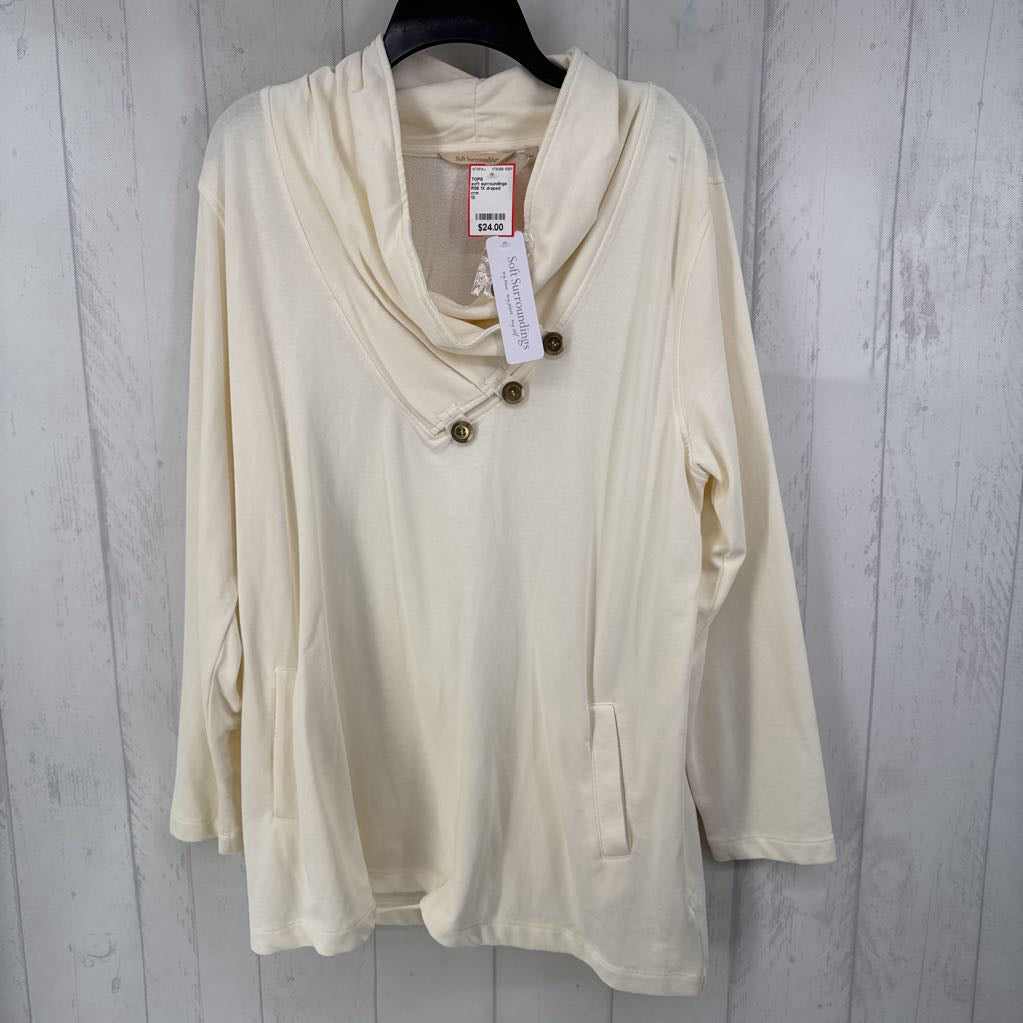 R89 1X draped neck l/s tunic