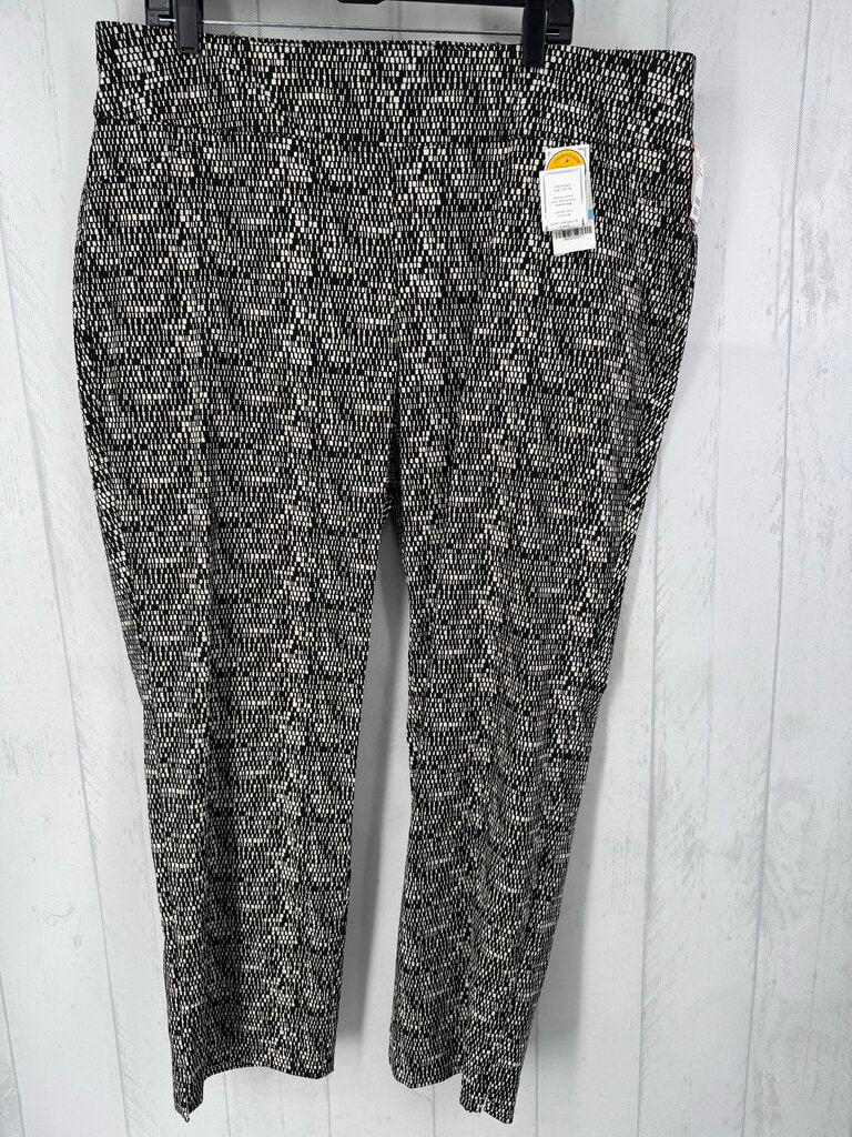 20w printed slim leg pant