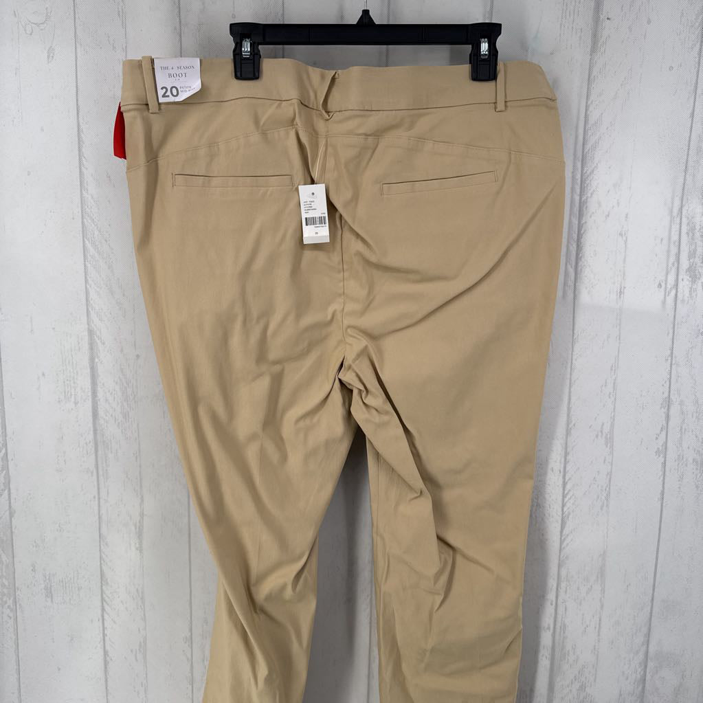 R80 20p mid-rise bootcut pant