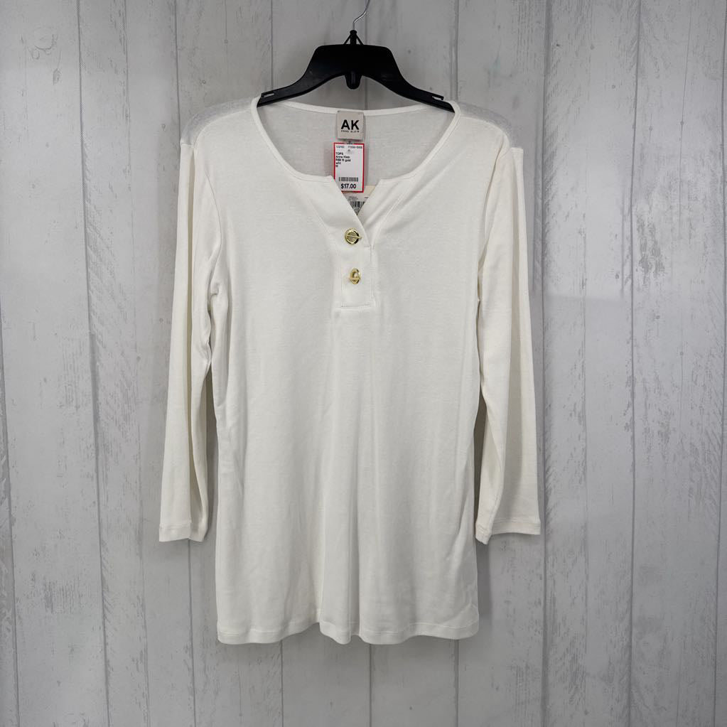 R69 M gold grommet l/s tee