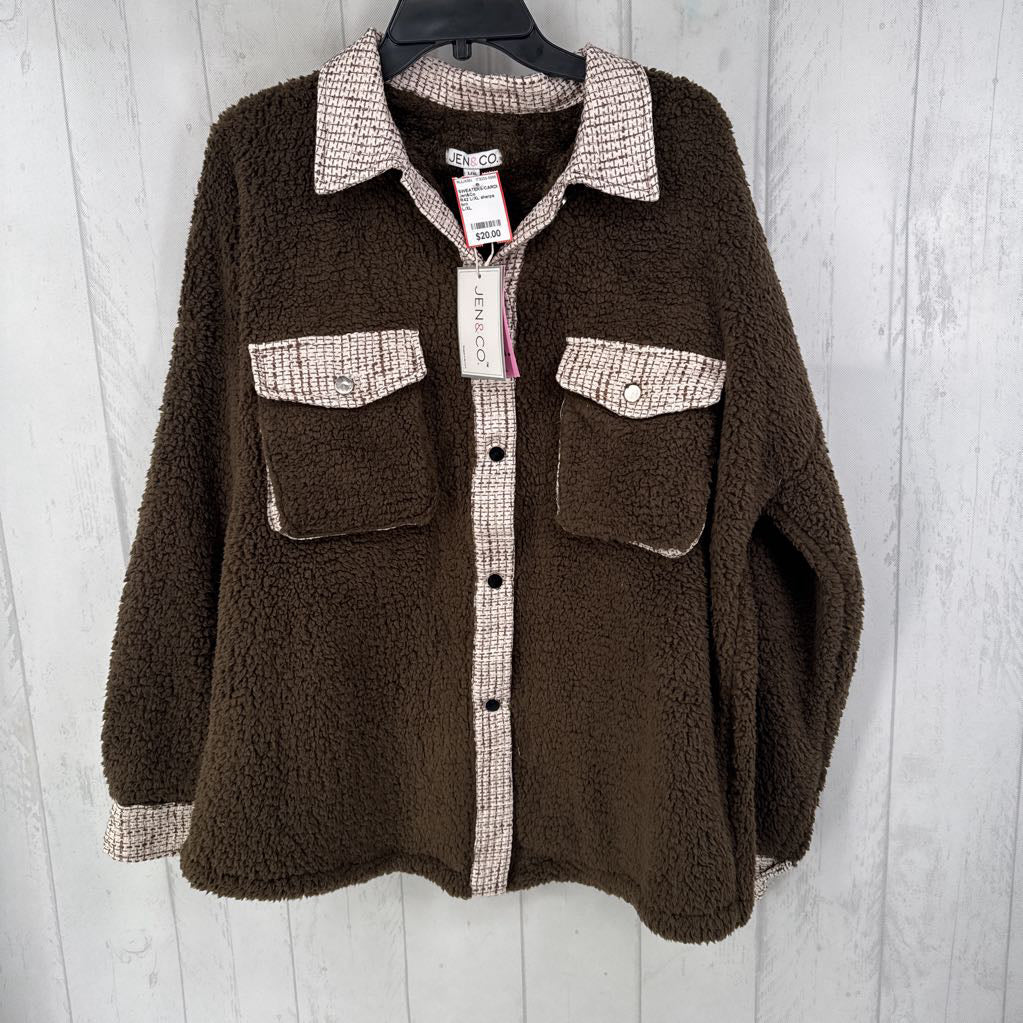 R42 L/XL sherpa shacket