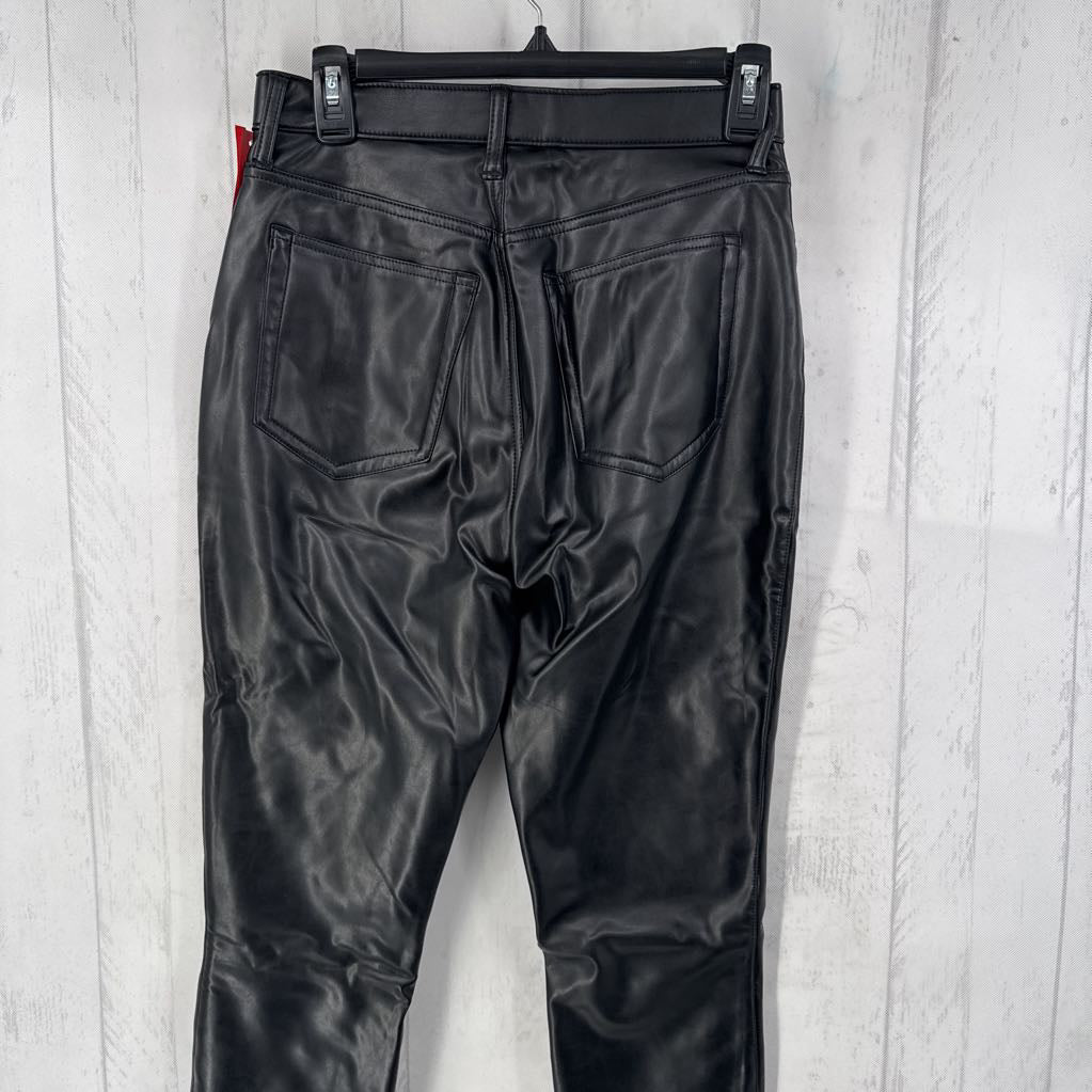 4 faux leather skinny pant