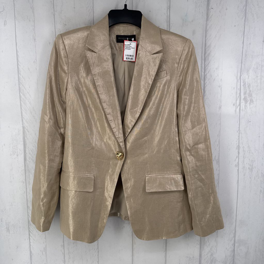 4 shimmery blazer