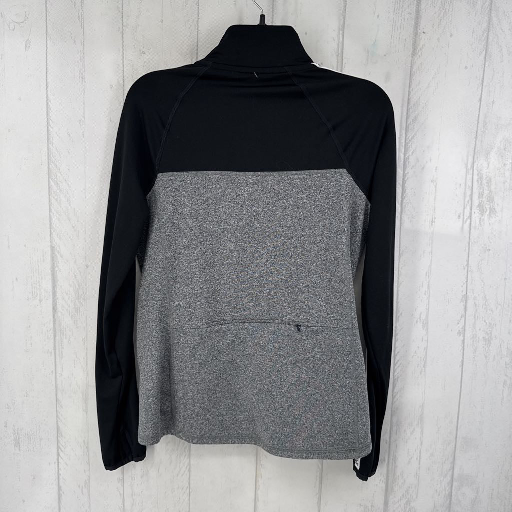 M l/s quarter zip top