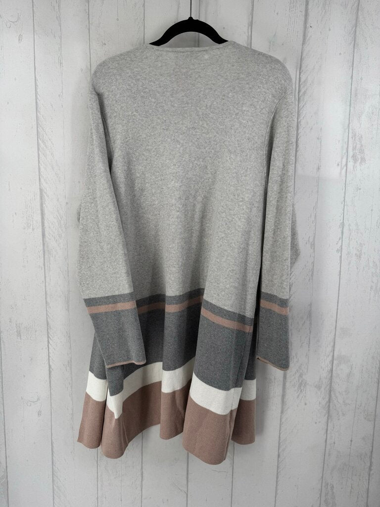 1x l/s open cardigan