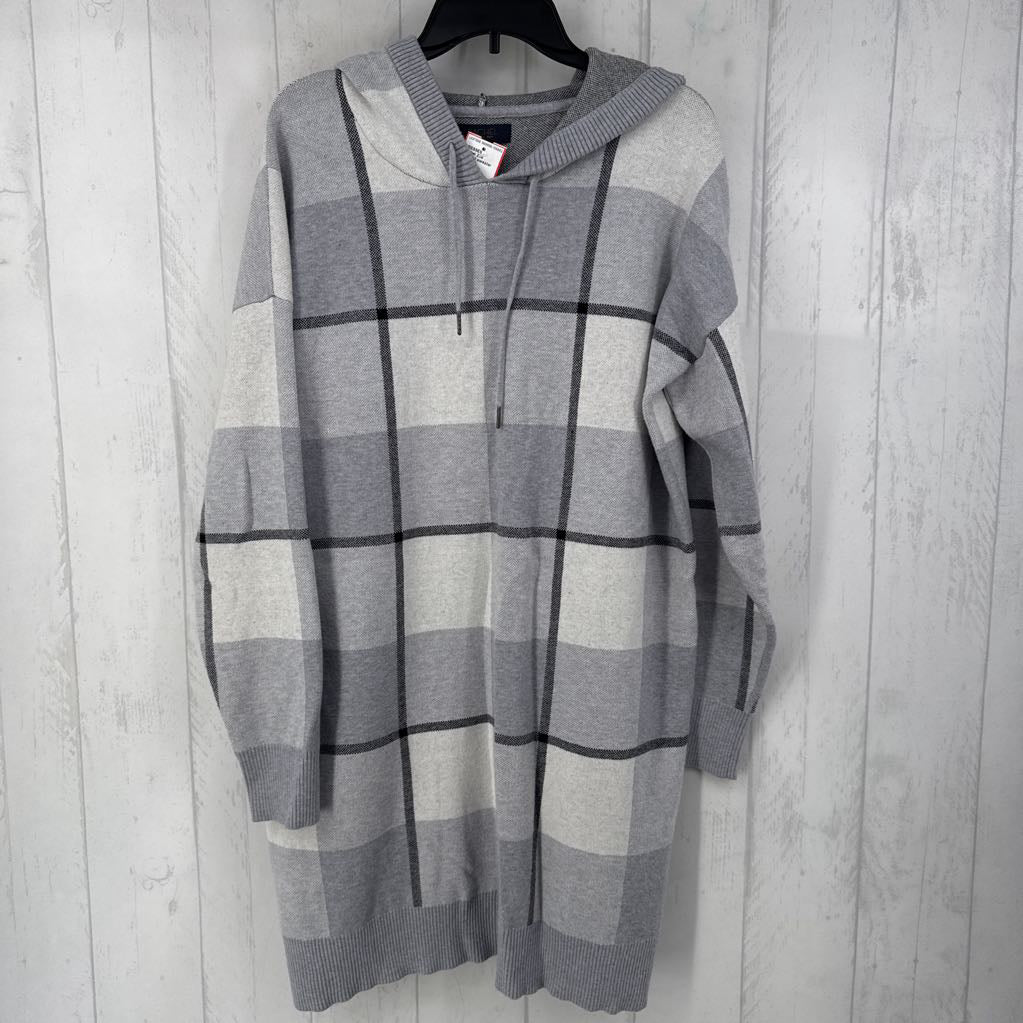 XL plaid sweater dress