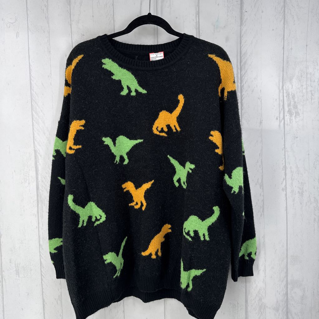 L dinosaur sweater