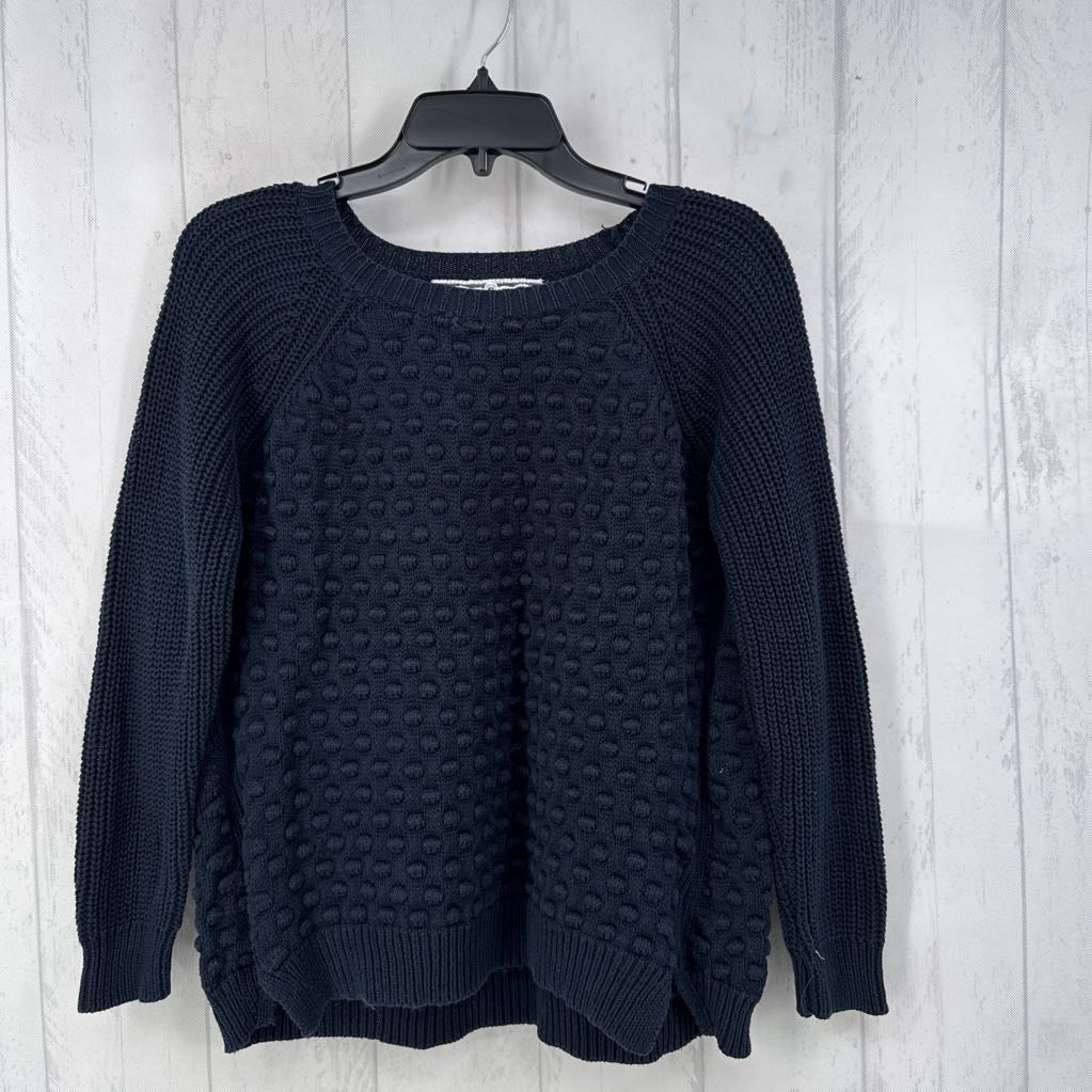 S textured knit sweater