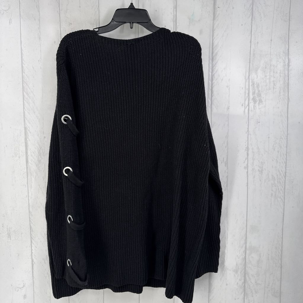 L grommet slv sweater