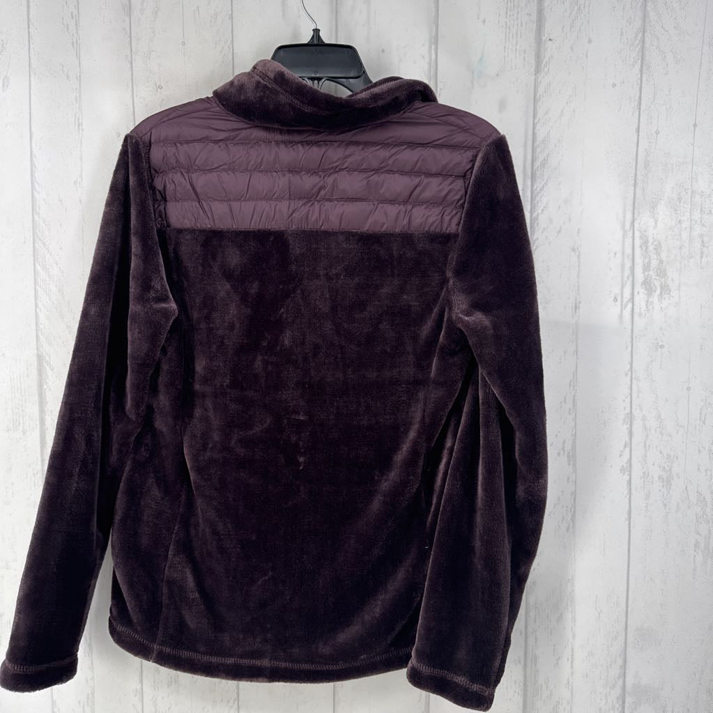 M nylon quilted & fleece jacket