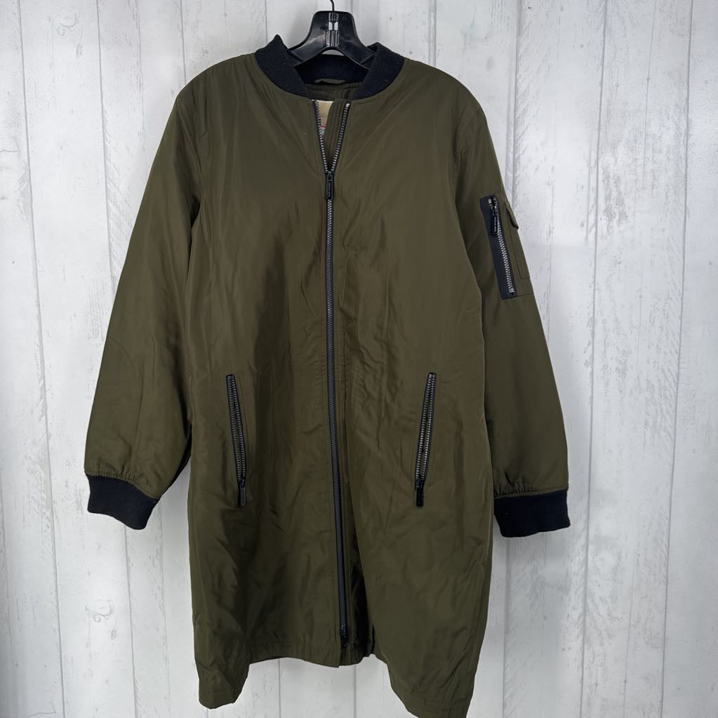 M long bomber jacket