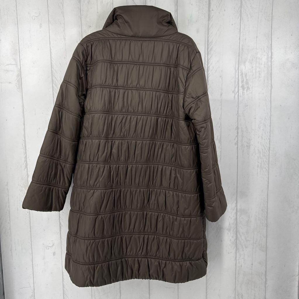 M quilted nylon coat
