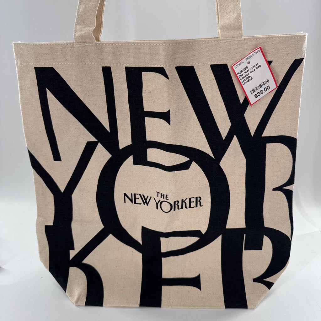 canvas tote bag (the new yorker)