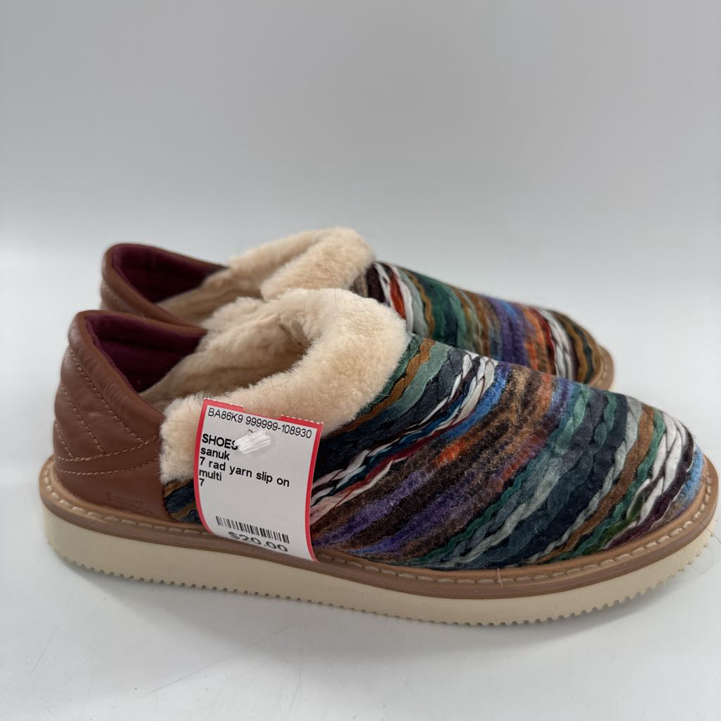 7 rad yarn slip on slip-on shoes