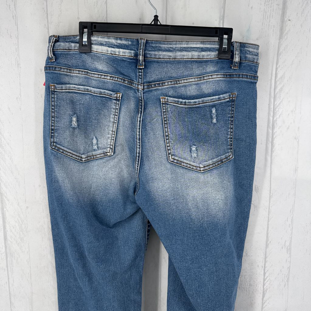 XL distressed jeans