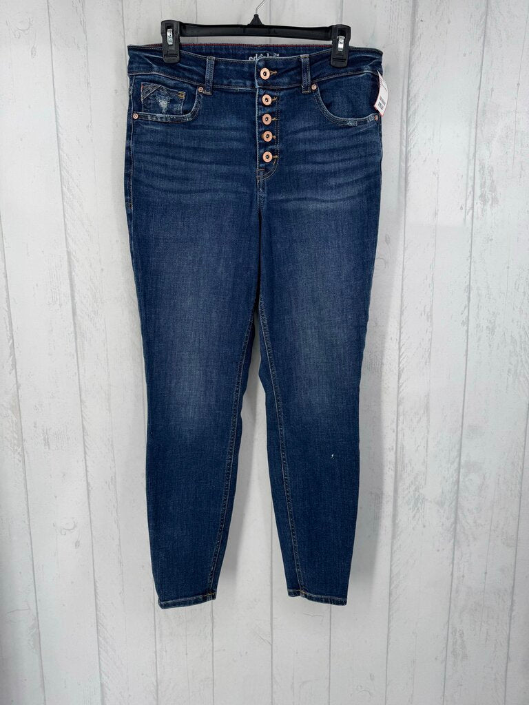 14 high rise skinny jeans