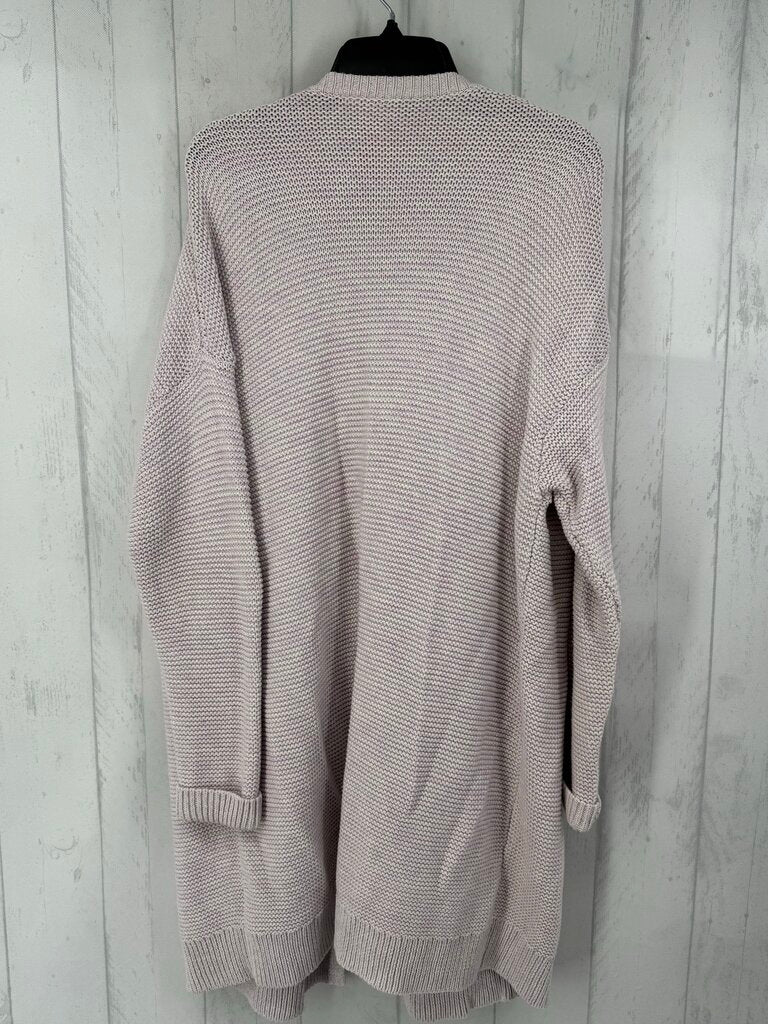 XL l/s open cardigan