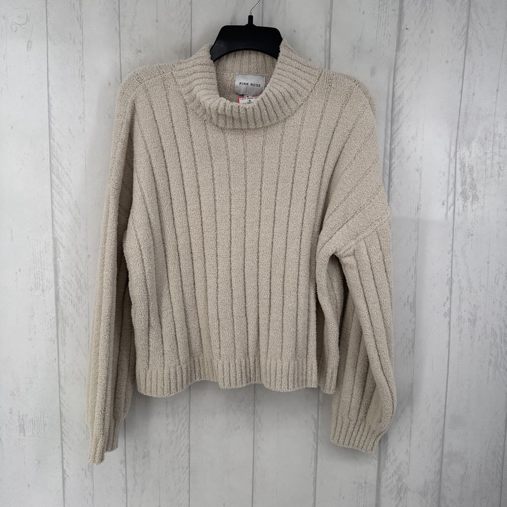 XL l/s mock neck sweater