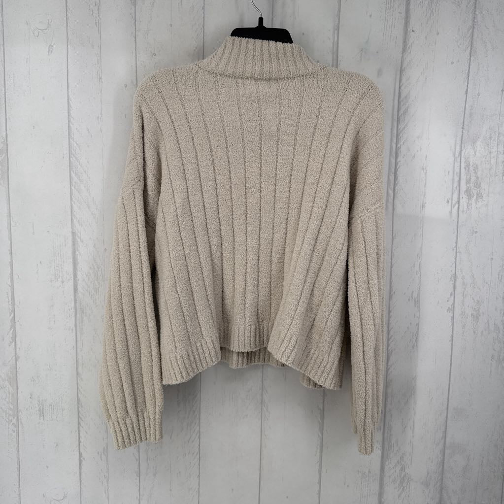 XL l/s mock neck sweater