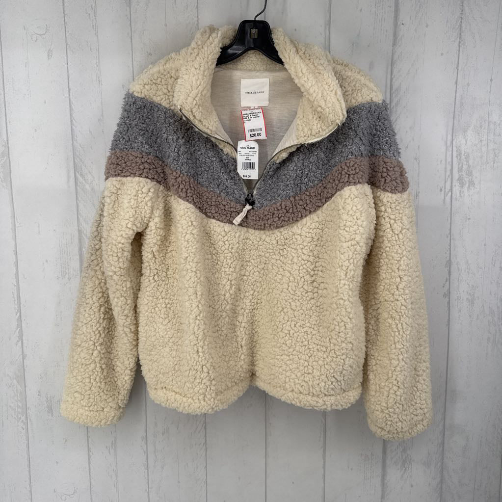 R64 S l/s quarter zip sherpa pullover