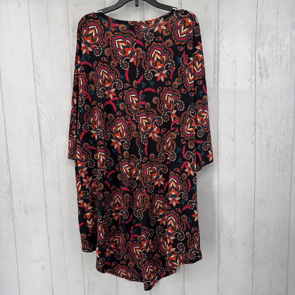 S paisley print lightweight cardi