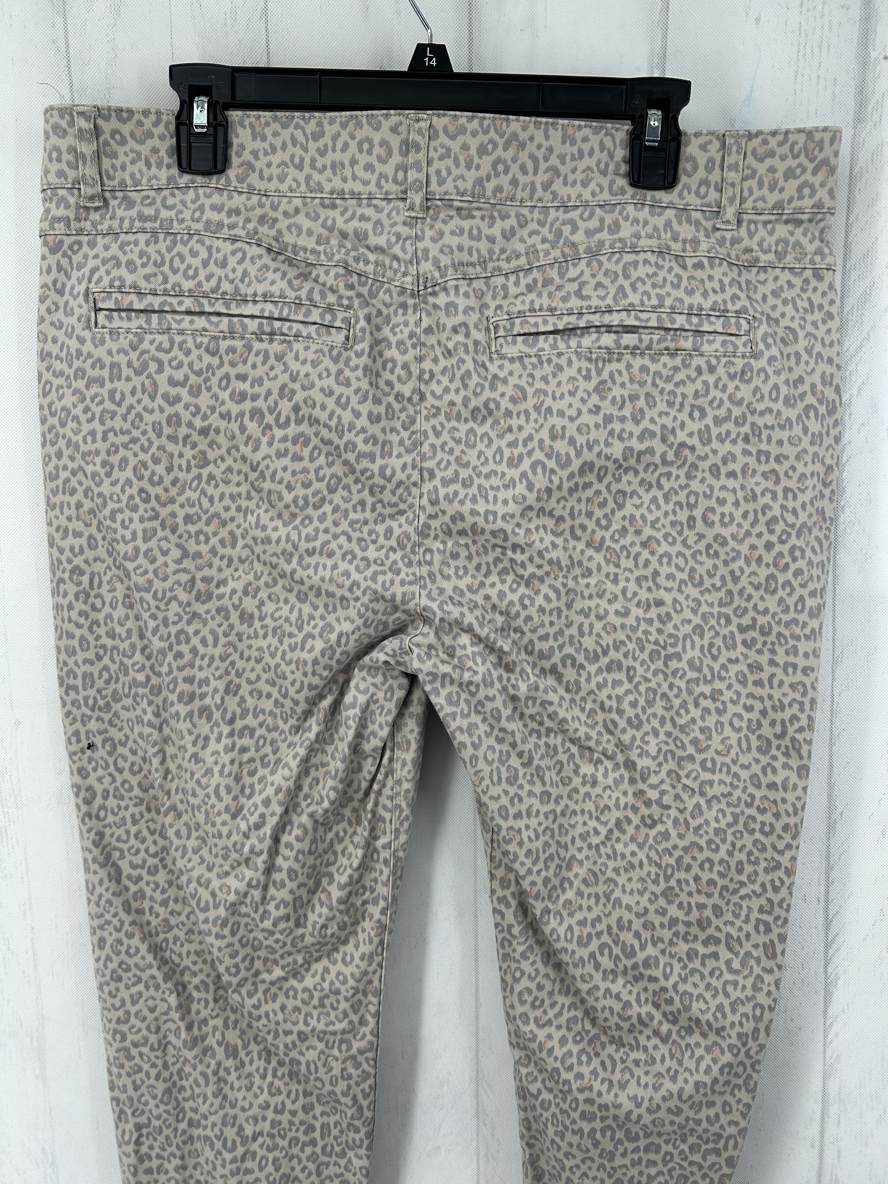 16 animal print jeans