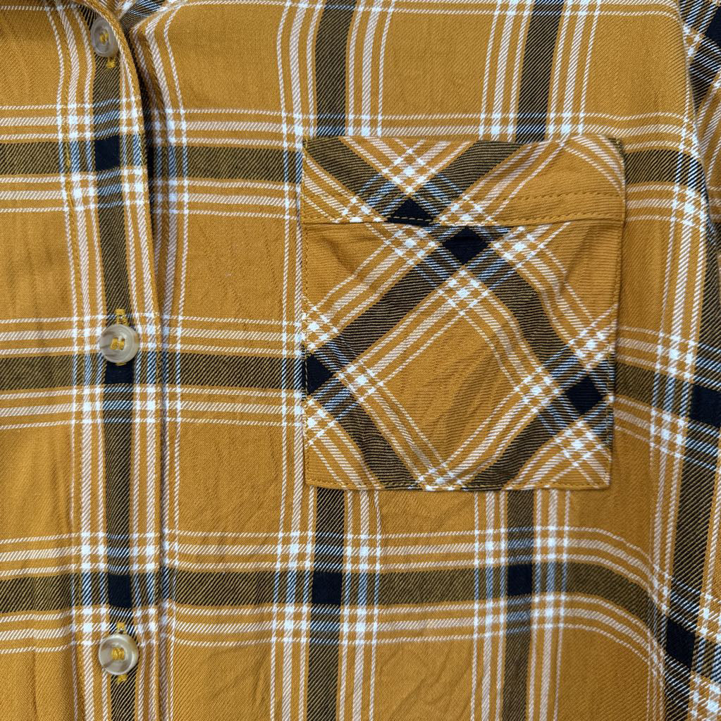 XL l/s plaid button shirt