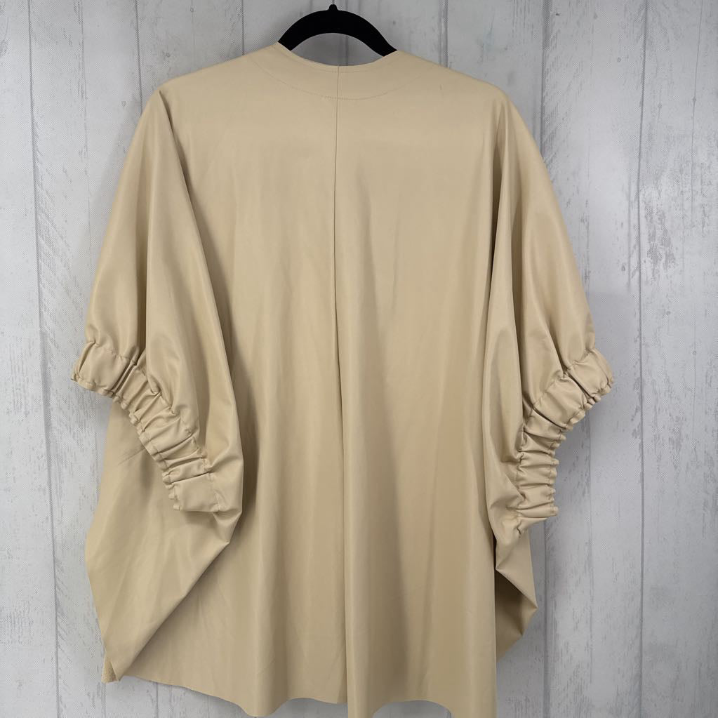 R372 Vegan Leather Cape