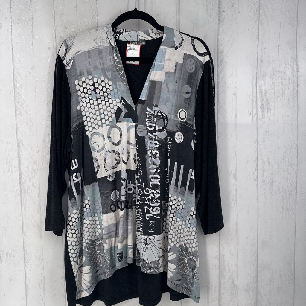 Message Print l/s Tunic