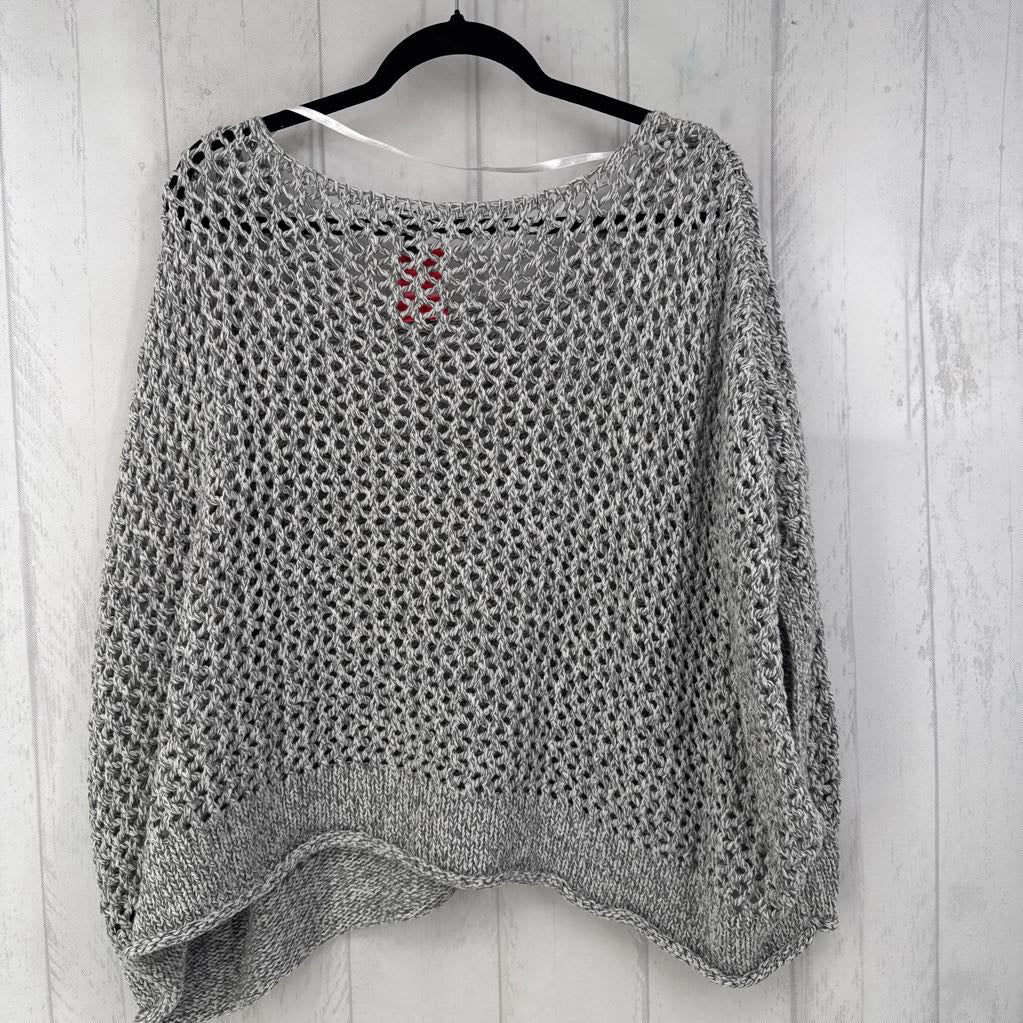 Crochet Knit Sweater w/ OPen Sleeves