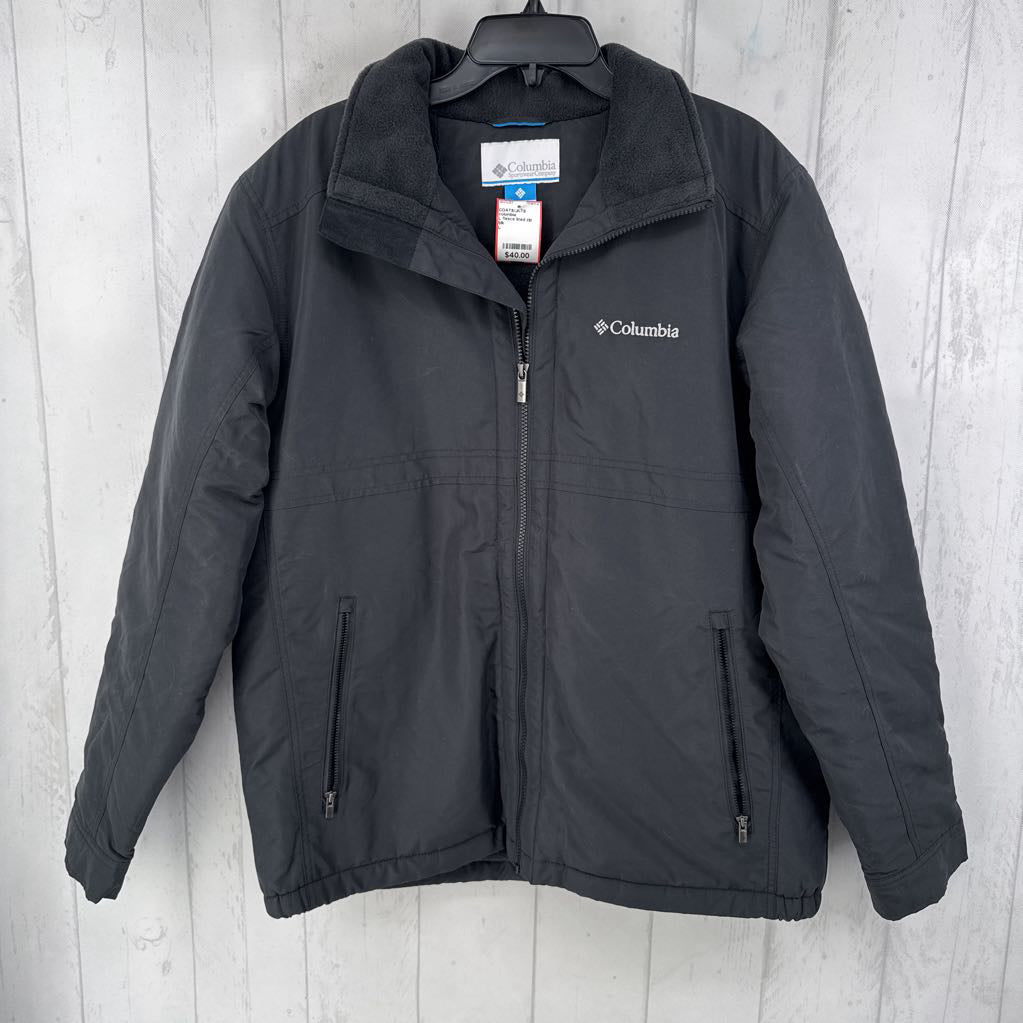 L fleece lined zip coat