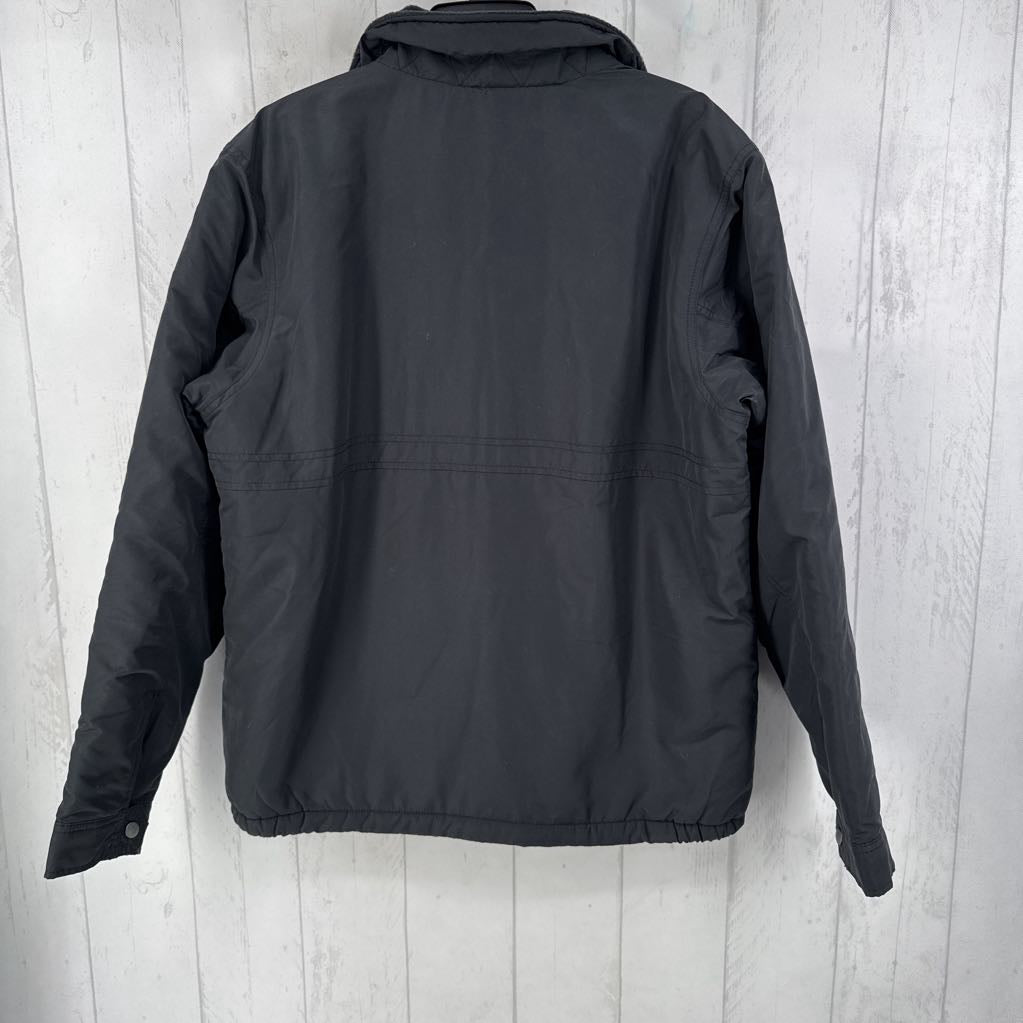 L fleece lined zip coat