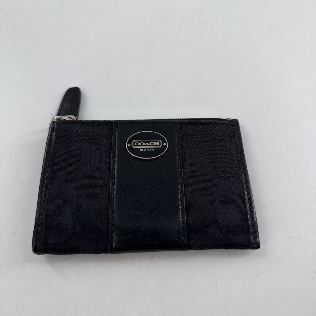 signature stripe coin purse